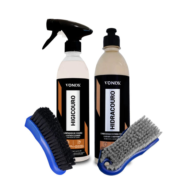 Kit Proteção e Higienização de Couros