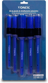 KIT 5 PINCEIS DETALHAMENTO - EXTERNO