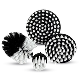 JOGO DE ESCOVAS ROTATIVAS DE CERDAS MACIAS