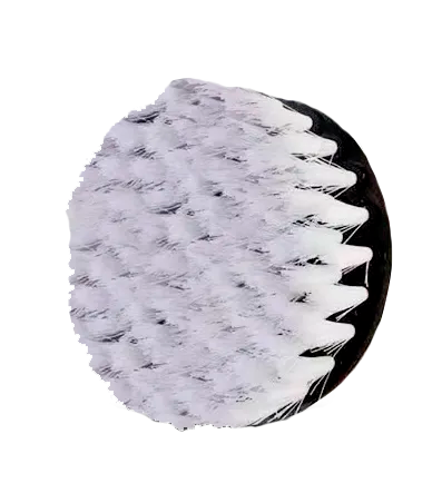 JOGO DE ESCOVAS ROTATIVAS DE CERDAS MACIAS