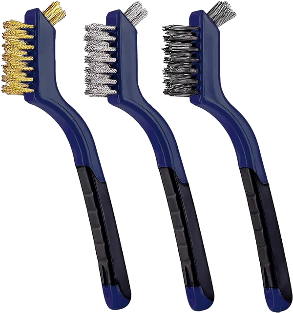 JOGO ESCOVA AÇO LATÃO NYLON DUPLA FACE