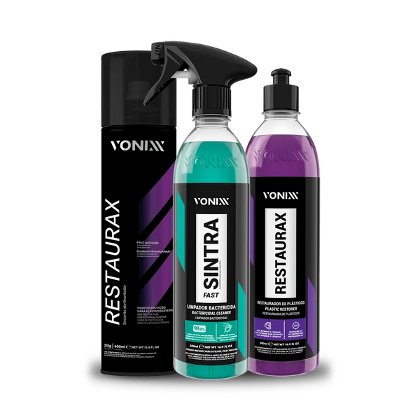 Kit Limpeza e Restauração de Plásticos