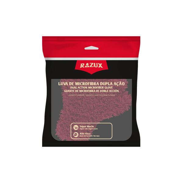 LUVA DE MICROFIBRA DUPLA AÇÃO RAZUX