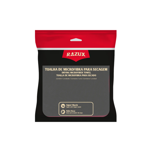 TOALHA DE MICROFIBRA PARA SECAGEM RAZUX